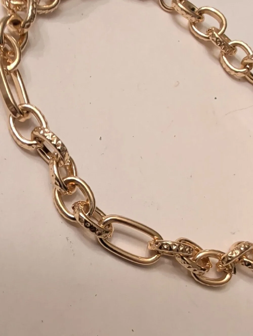 Gold Tone Chain Link Bracelet - Women Jewelry